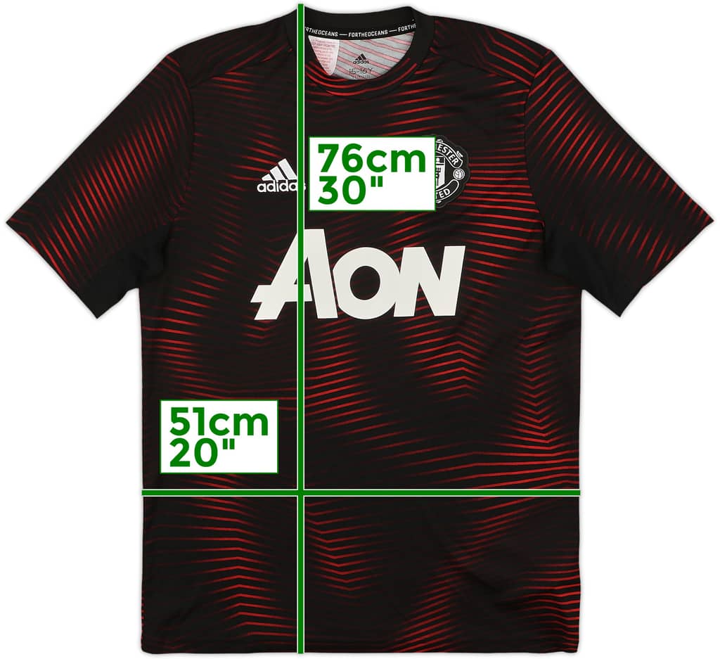 2018-19 Manchester United adidas Training Shirt - 10/10 - (XL.Boys)