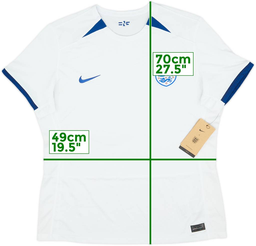 2023 England Women's Home Shirt (XL)