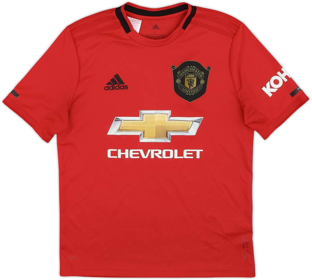 2019-20 Manchester United Home Shirt - 10/10 - (L.Boys)
