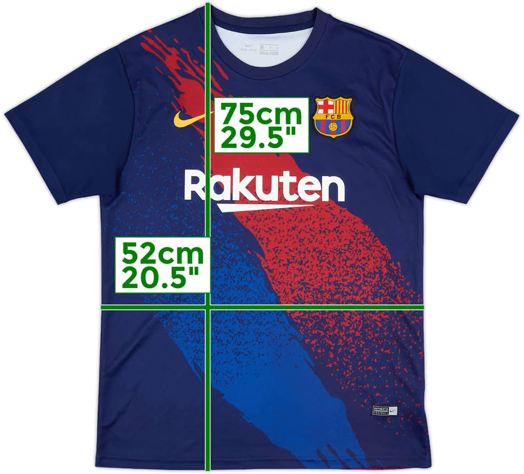 2016-17 Barcelona Nike Training Shirt - 7/10 - (L)