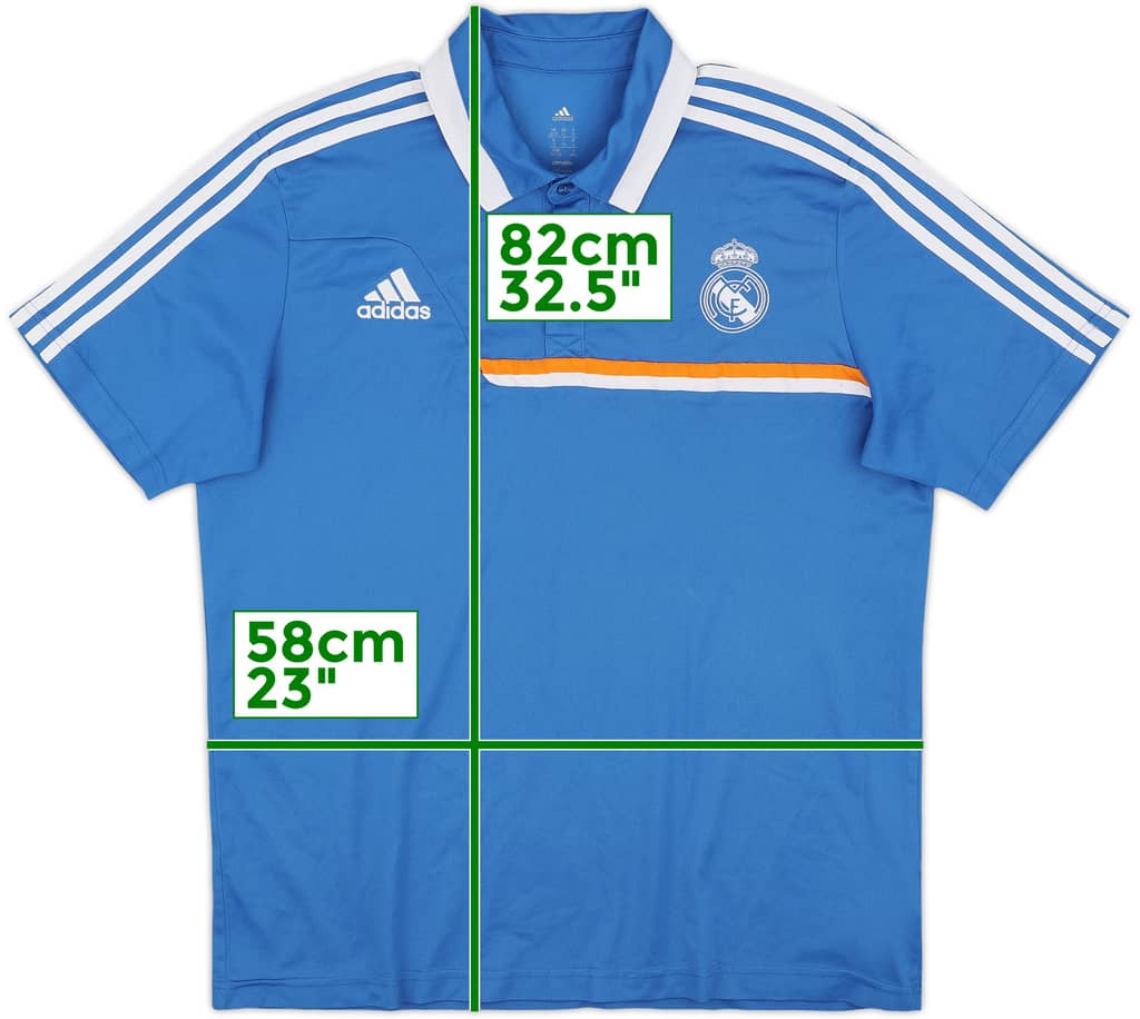 2013-14 Real Madrid adidas Polo Shirt - 9/10 - (XXL)