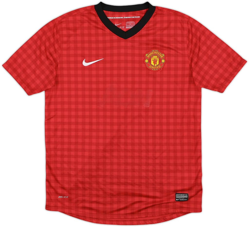 2012-13 Manchester United Home Shirt - 4/10 - (XL.Boys)