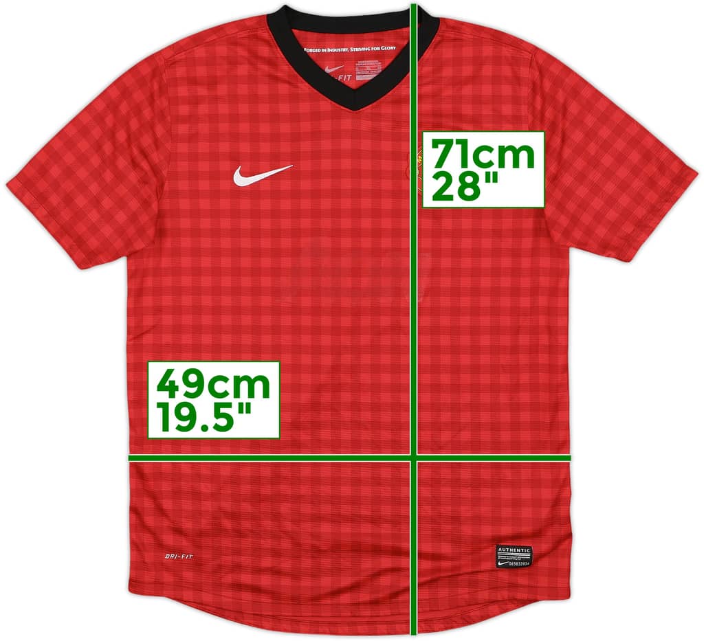 2012-13 Manchester United Home Shirt - 4/10 - (XL.Boys)