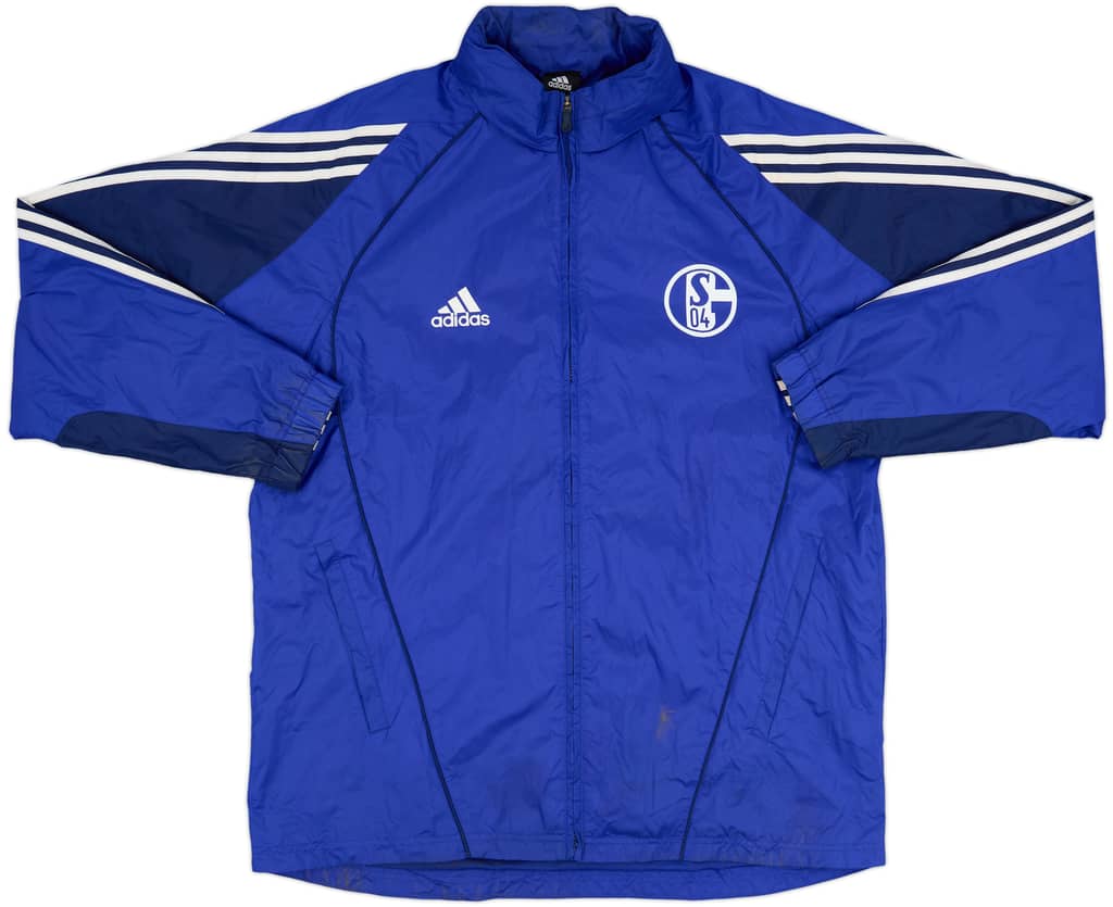 2005-06 Schalke adidas Hooded Rain Jacket - 7/10 - (L)