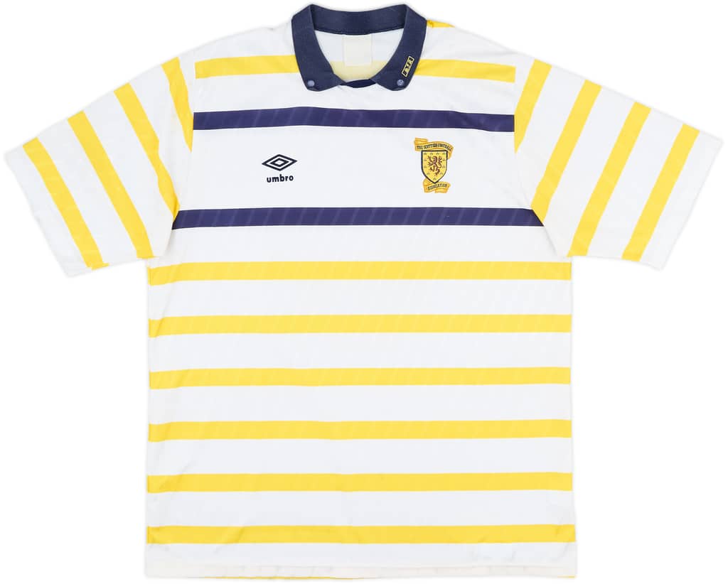 1988-91 Scotland Away Shirt - 8/10 - (XL)