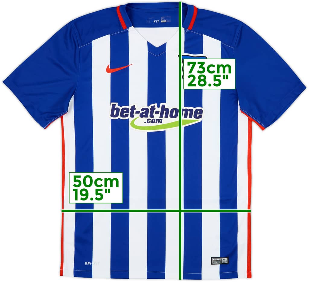 2015-16 Hertha Berlin Home Shirt - 8/10 - (M)