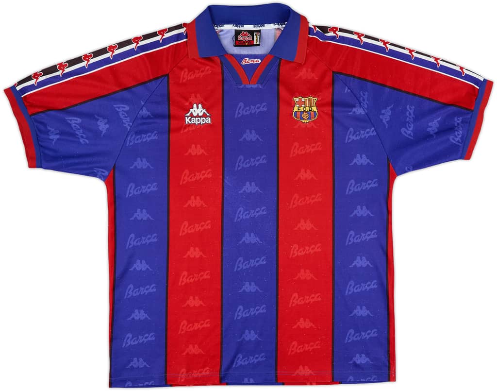 1995-97 Barcelona Home Shirt - 8/10 - (XL)