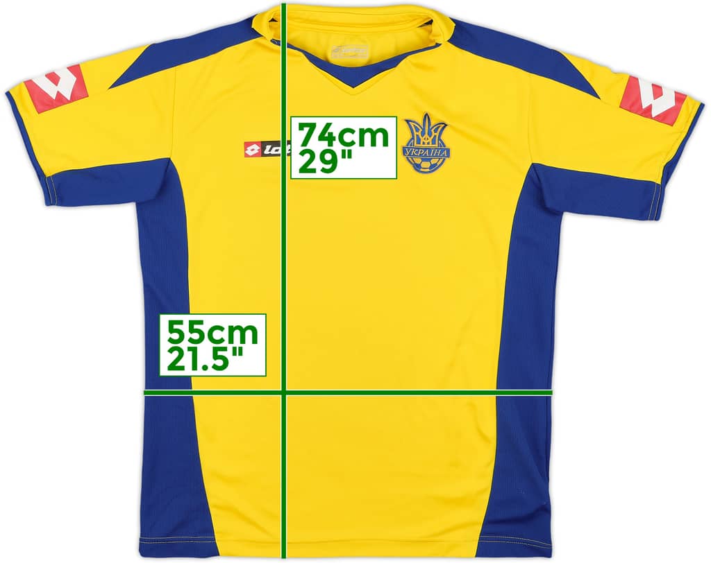 2008-10 Ukraine Home Shirt - 7/10 - (XXL)