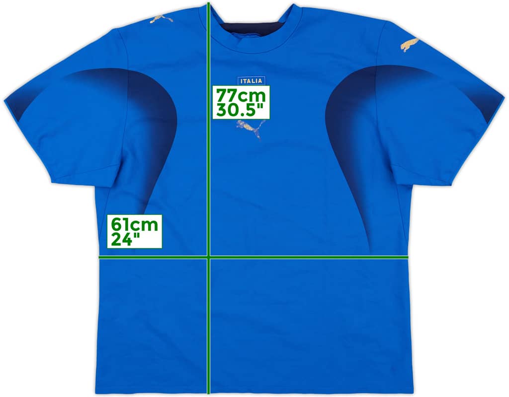 2006 Italy Home Shirt - 5/10 - (XL)