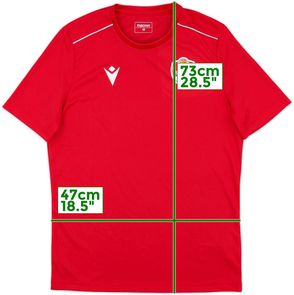 2021-22 Vis Pesaro Macron Training Shirt - 9/10 - (M)