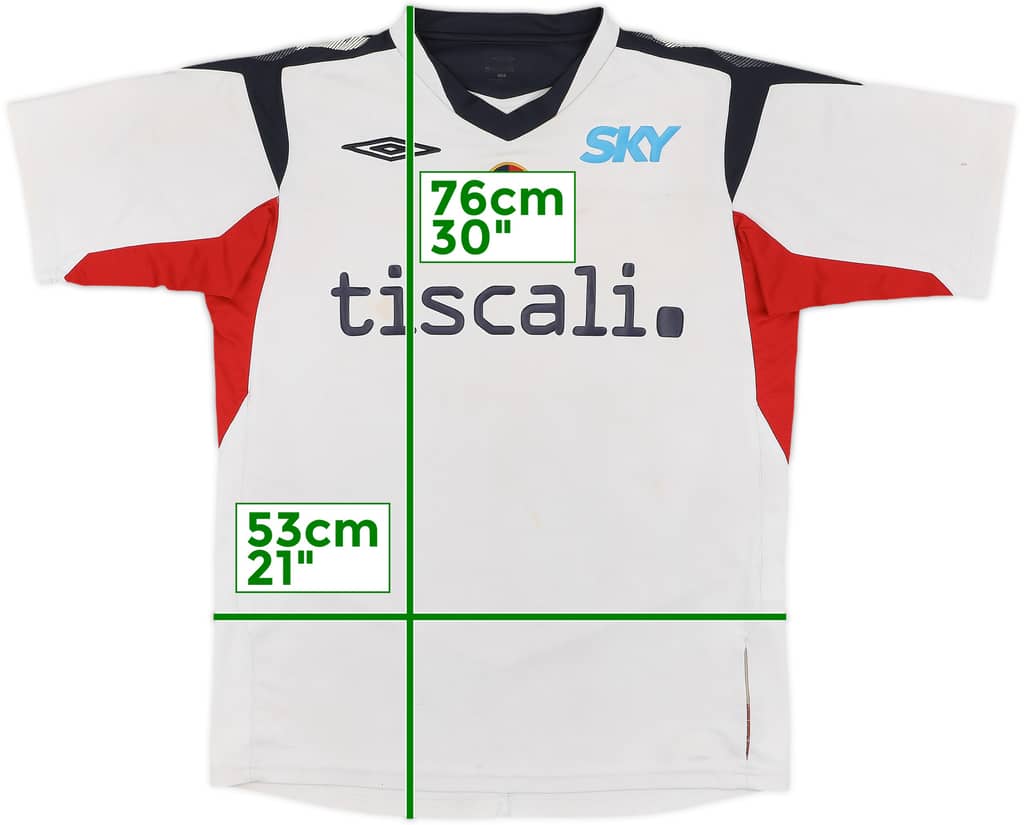 2007-08 Cagliari Away Shirt - 5/10 - (L)