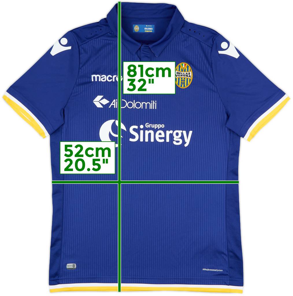 2018-19 Hellas Verona Home Shirt - 9/10 - (XL)