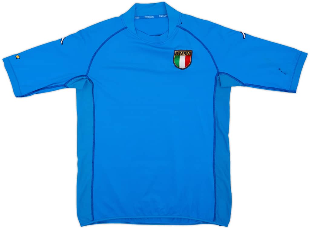 2002 Italy Home Shirt - 4/10 - (L)