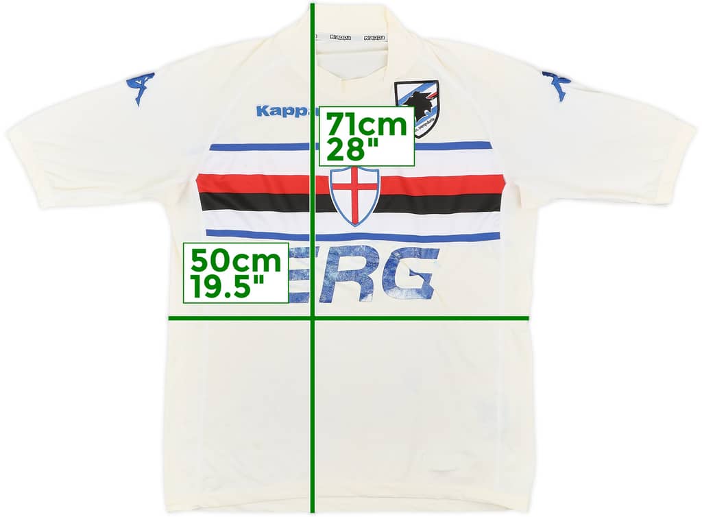 2004-05 Sampdoria Away Shirt - 4/10 - (XL)
