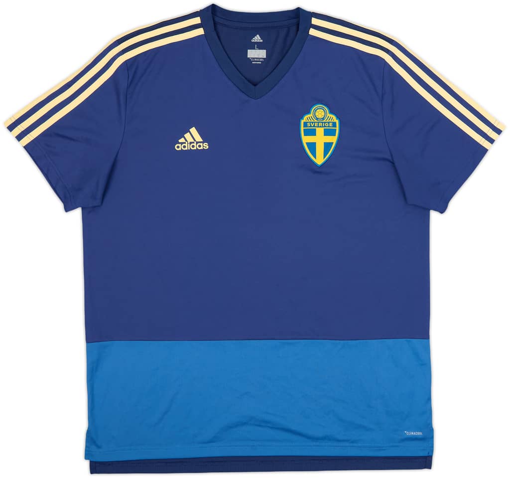 2018-19 Sweden adidas Training Shirt - 8/10 - (L)
