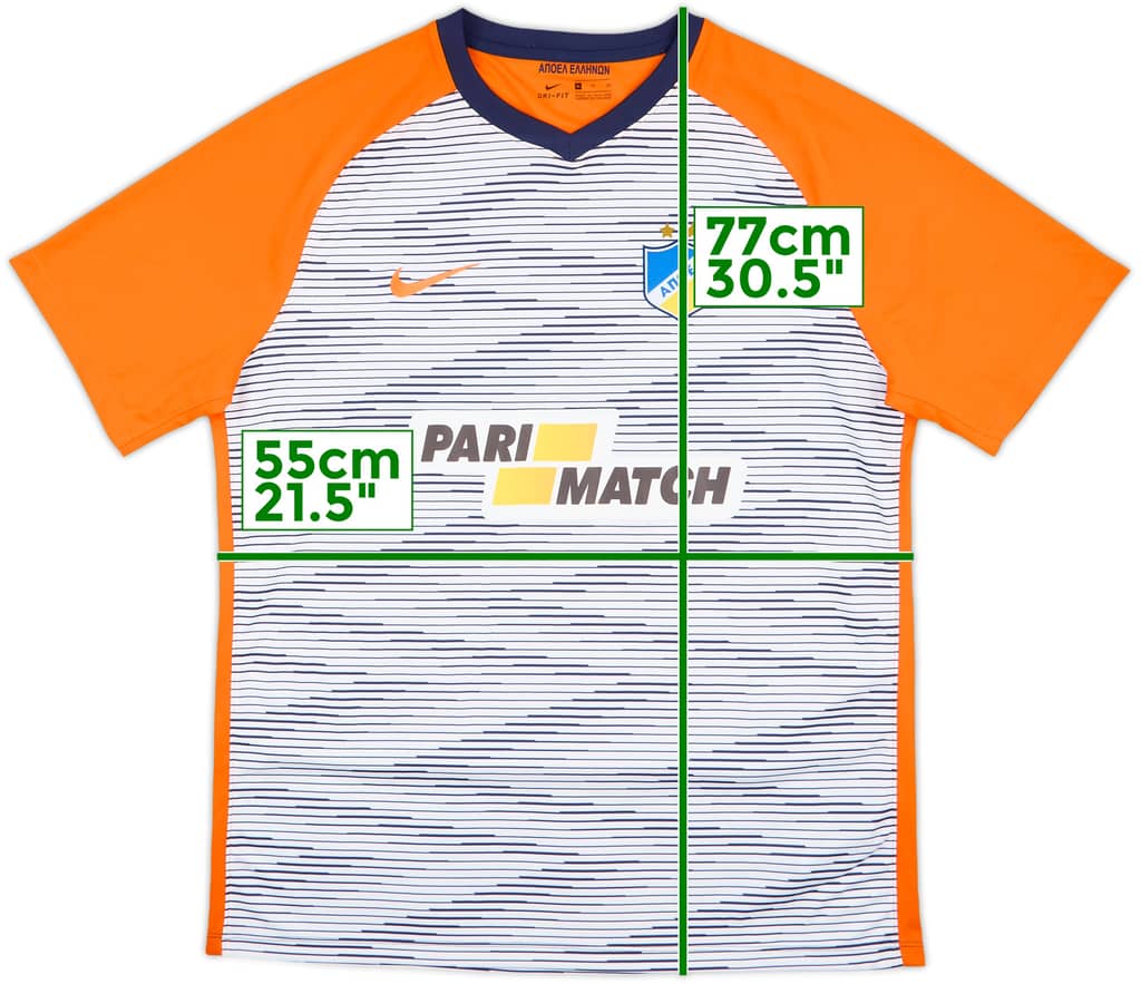 2018-19 Apoel Nicosia Away Shirt - 8/10 - (XL)