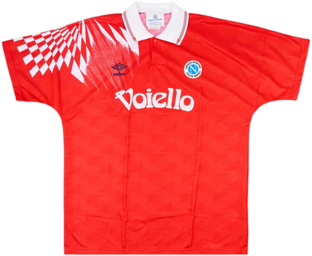 1991-93 Napoli Third Shirt - 10/10 - (XL)