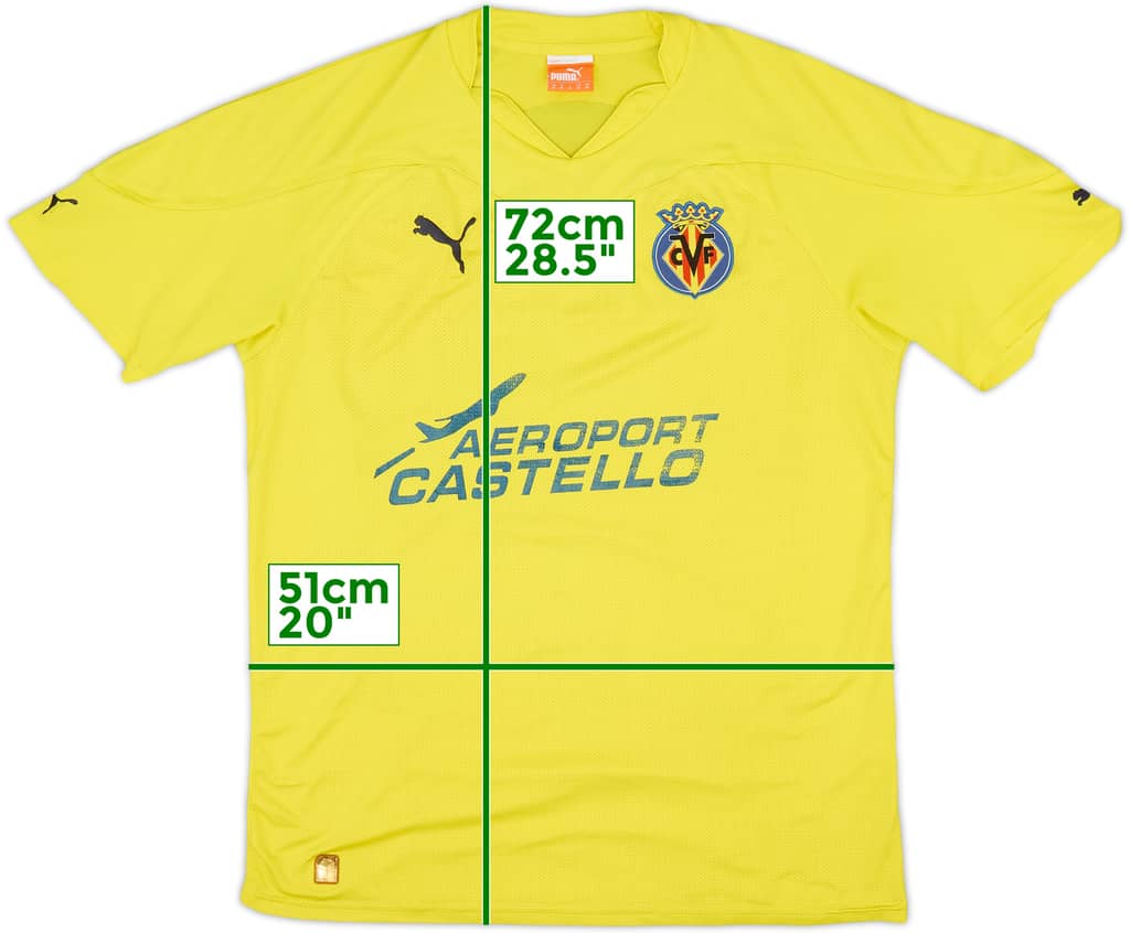 2010-11 Villarreal Home Shirt - 7/10 - (M)