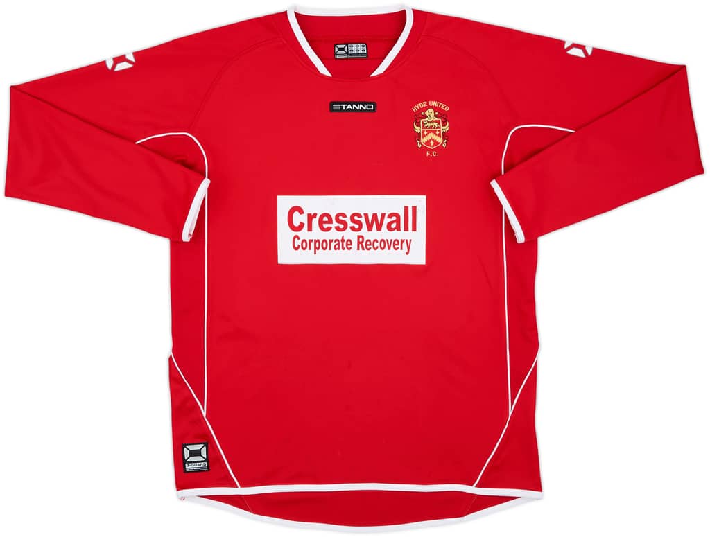 2007-08 Hyde United Home L/S Shirt - 8/10 - (M/L)