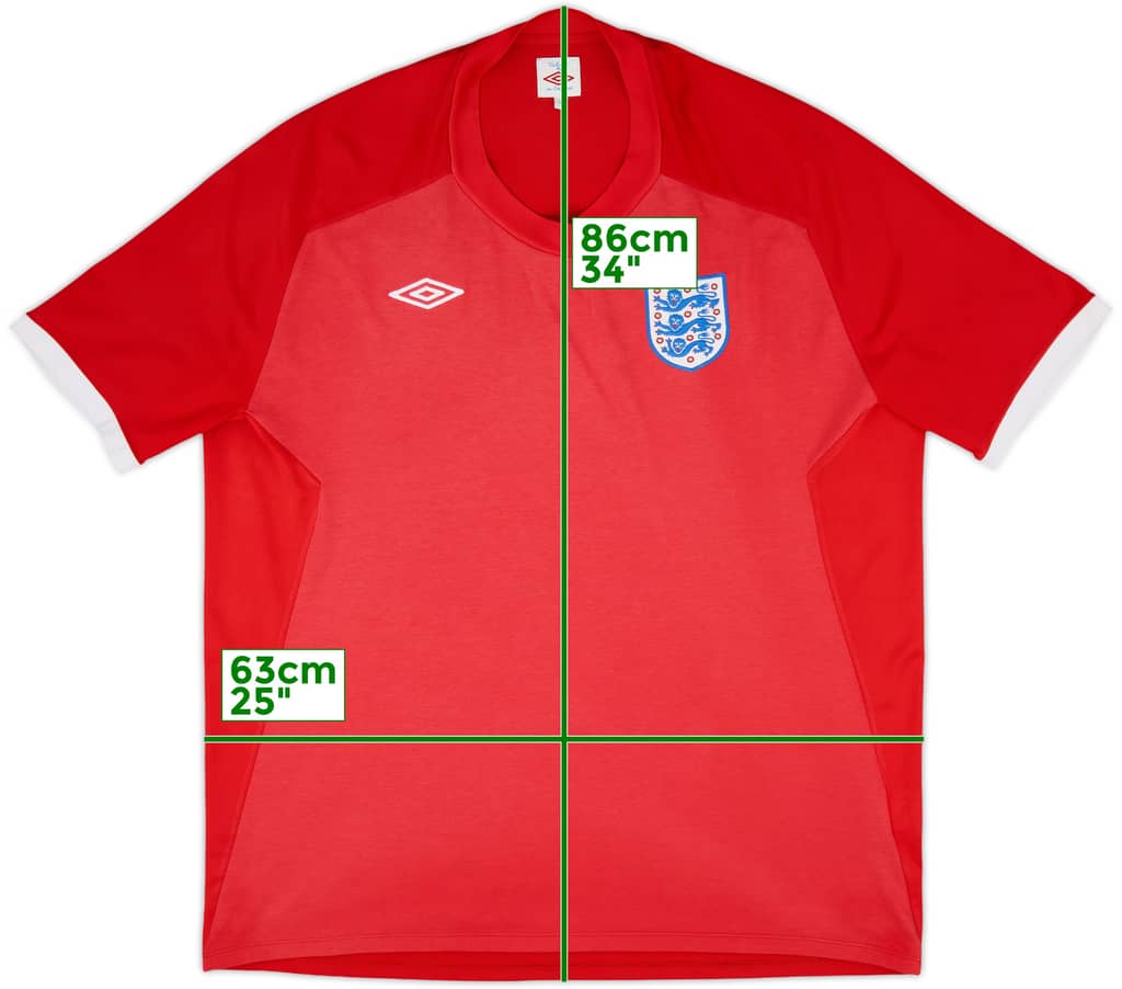 2010-11 England Away Shirt - 6/10 - (3XL)