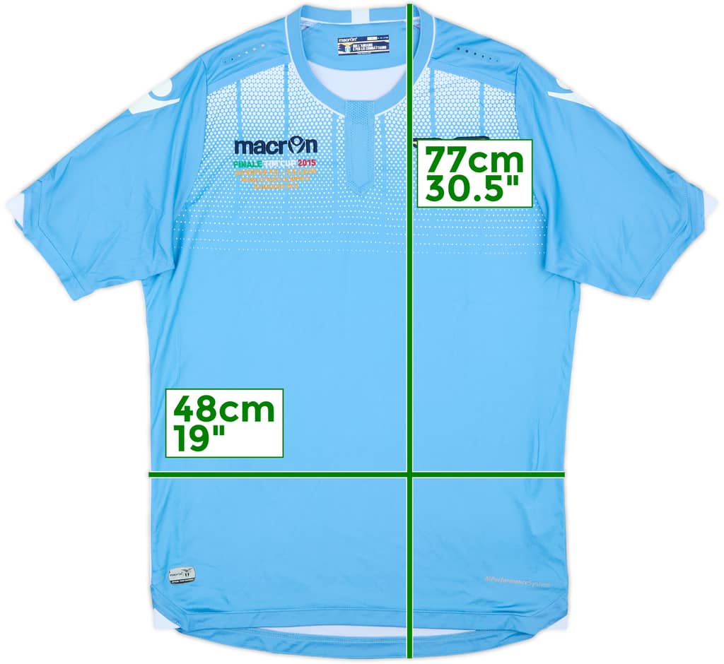 2015-16 Lazio 'Finale TIM Cup' Home Shirt - 9/10 - (M)