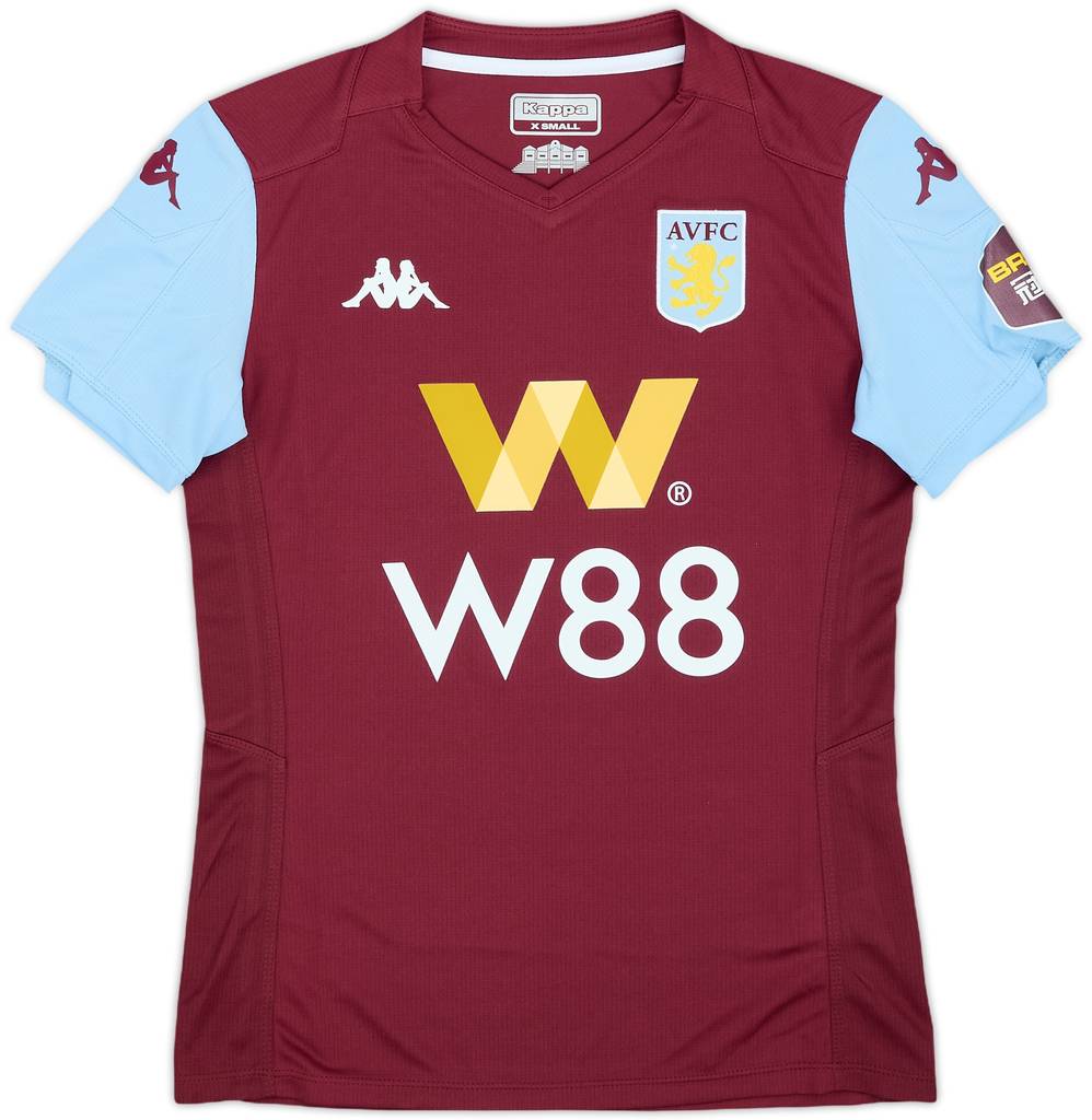 2019-20 Aston Villa Home Shirt - 9/10 - (Women's XS)