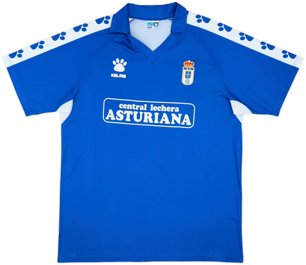 1990-91 Real Oviedo Home Shirt - 8/10 - (XL)