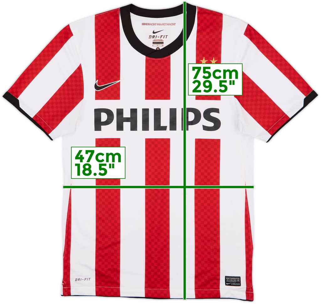 2010-11 PSV Home Shirt - 8/10 - (S)