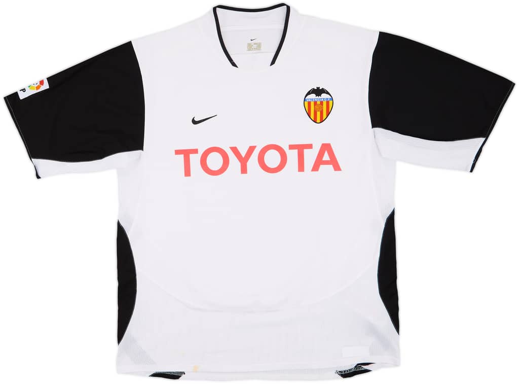 2003-04 Valencia Home Shirt - 8/10 - (L)