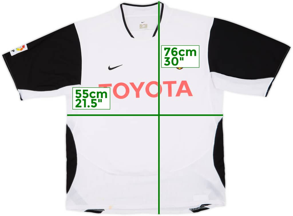 2003-04 Valencia Home Shirt - 8/10 - (L)
