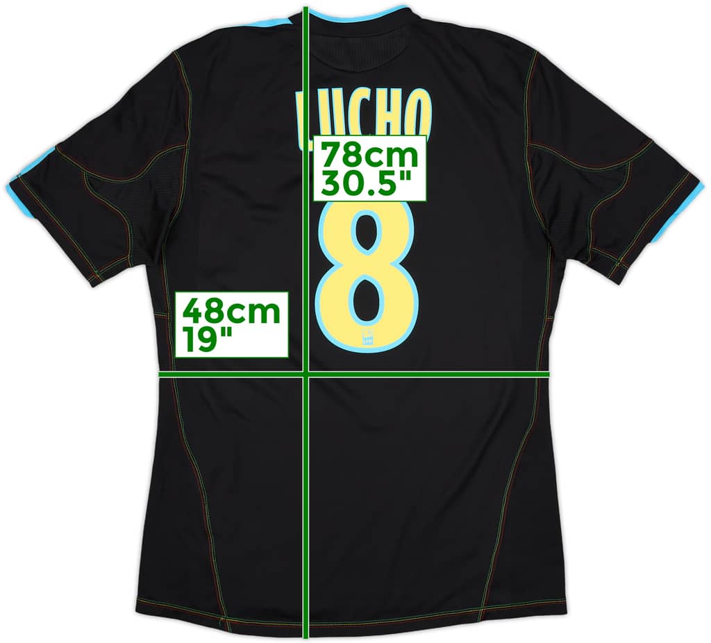 2010-11 Olympique Marseille Third Shirt Lucho #8 - 8/10 - (M)