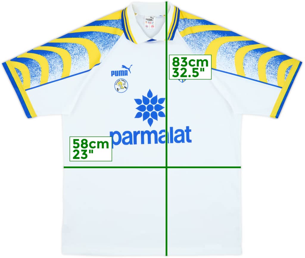 1995-97 Parma Basic Scuola Calcio Home Shirt - 9/10 - (XL)