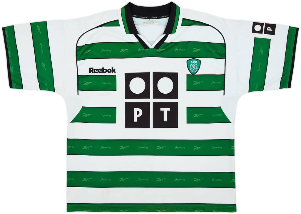 2001-02 Sporting CP Home Shirt - 8/10 - (L)