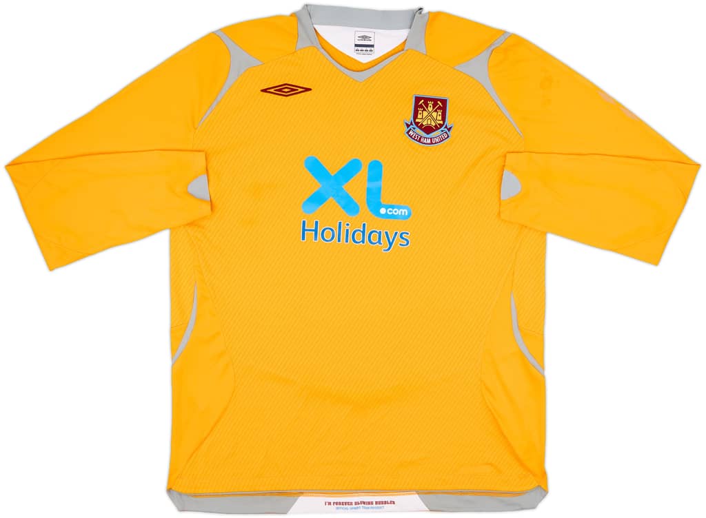 2008-09 West Ham GK Shirt - 7/10 - (XL)