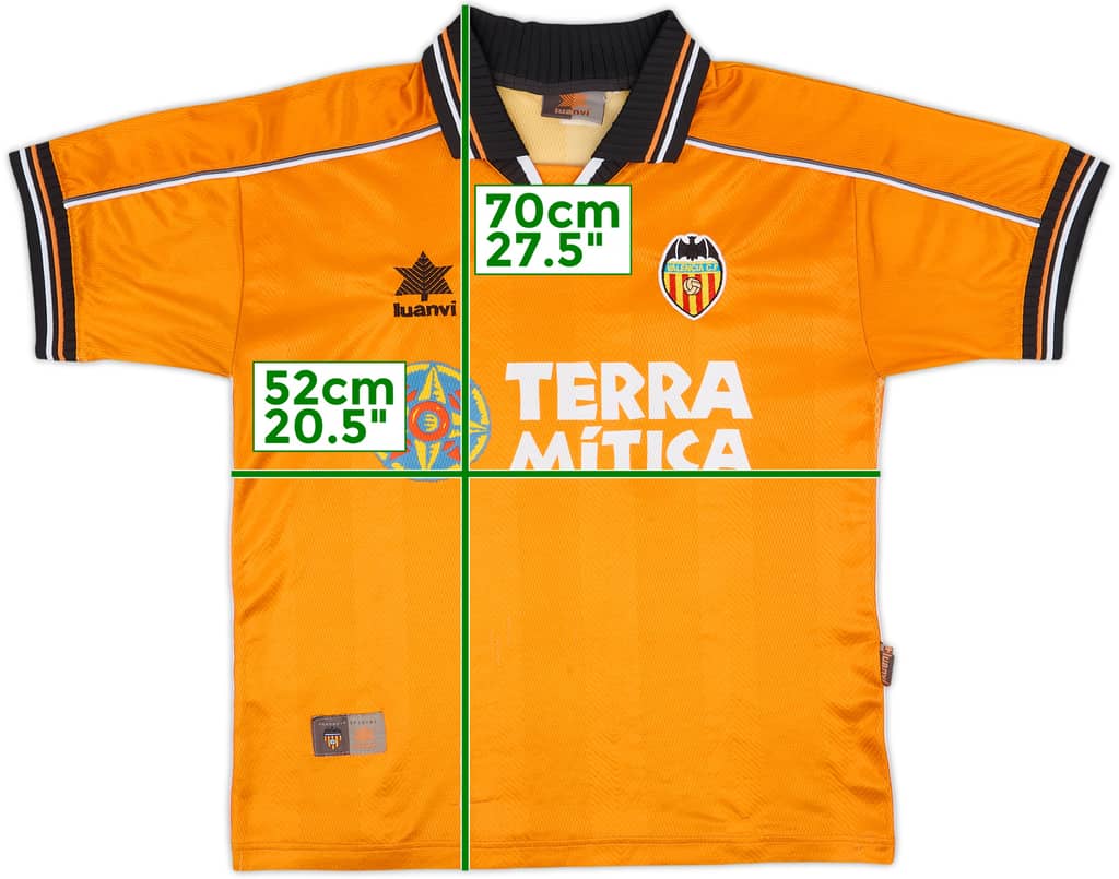 1999-00 Valencia Away Shirt - 6/10 - (L)