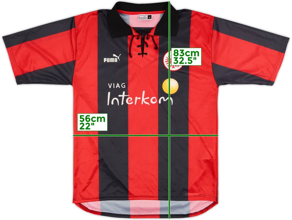 1999-00 Eintracht Frankfurt Centenary Home Shirt - 9/10 - (M)