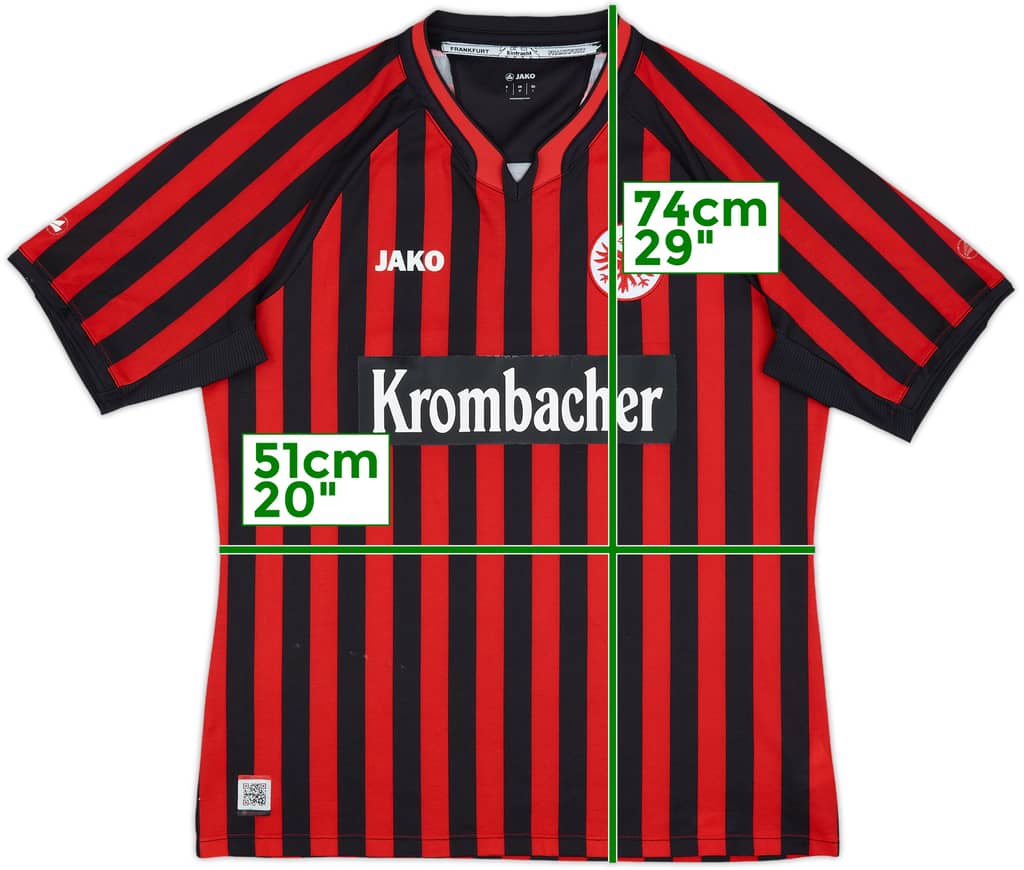 2012-13 Eintracht Frankfurt Home Shirt - 7/10 - (M)