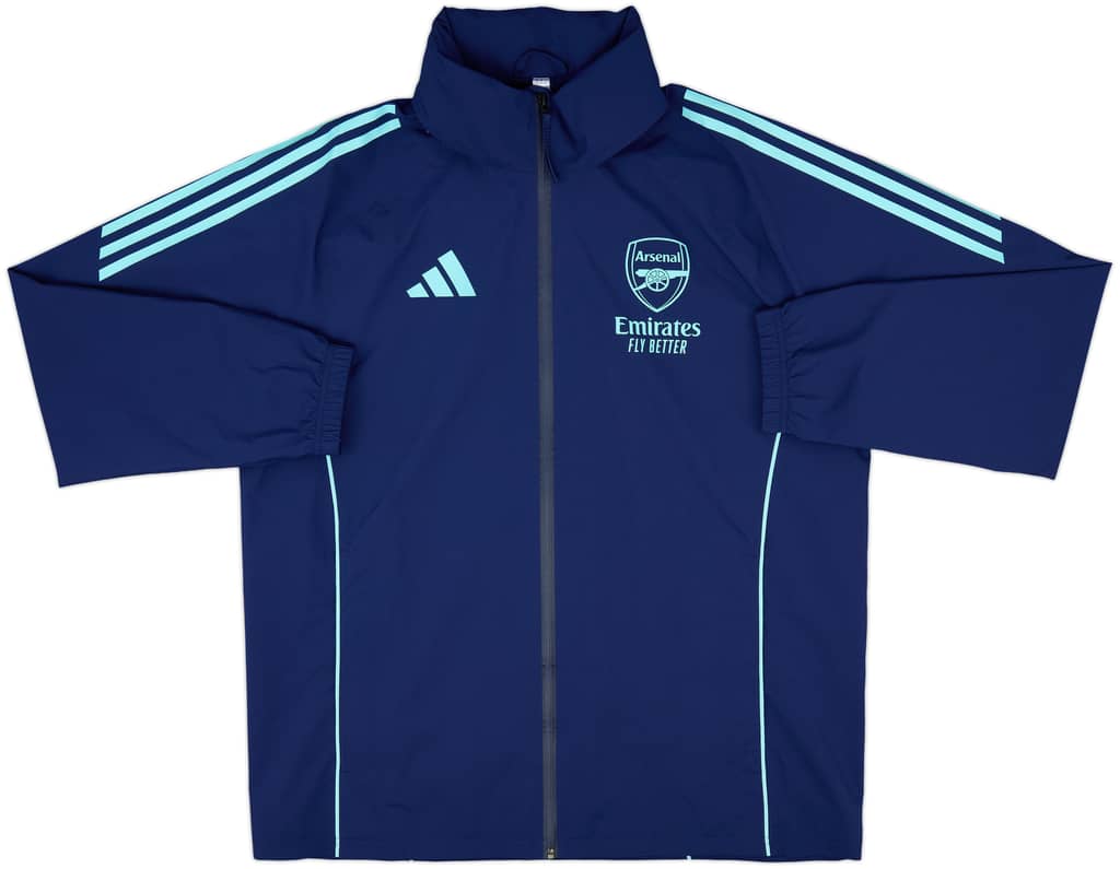 2024-25 Arsenal adidas Hooded Rain Jacket - 10/10 - (L)