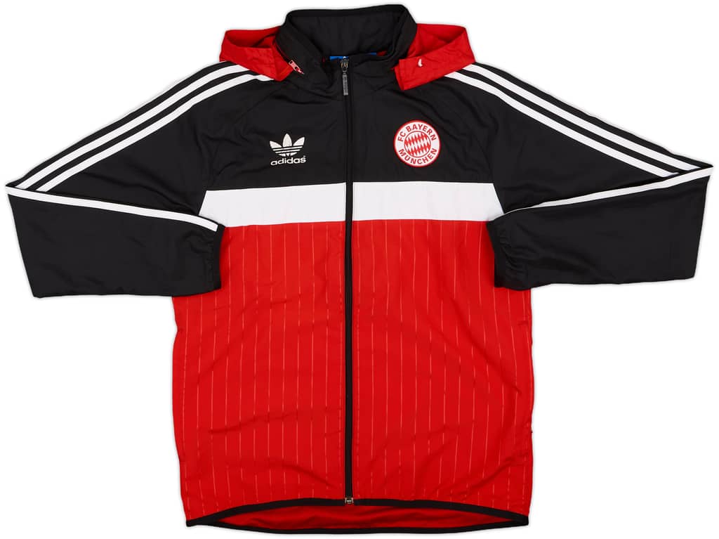 2015-16 Bayern Munich adidas Originals Hooded Track Jacket - 8/10 - (S)