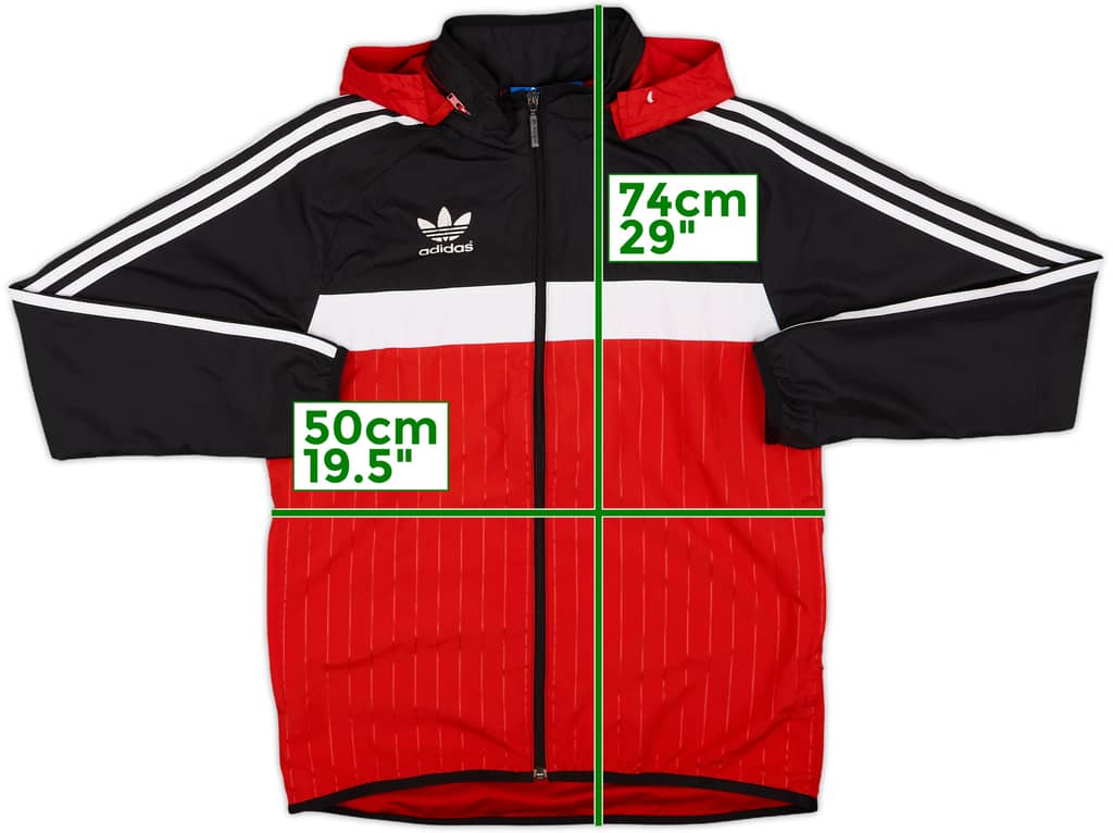 2015-16 Bayern Munich adidas Originals Hooded Track Jacket - 8/10 - (S)