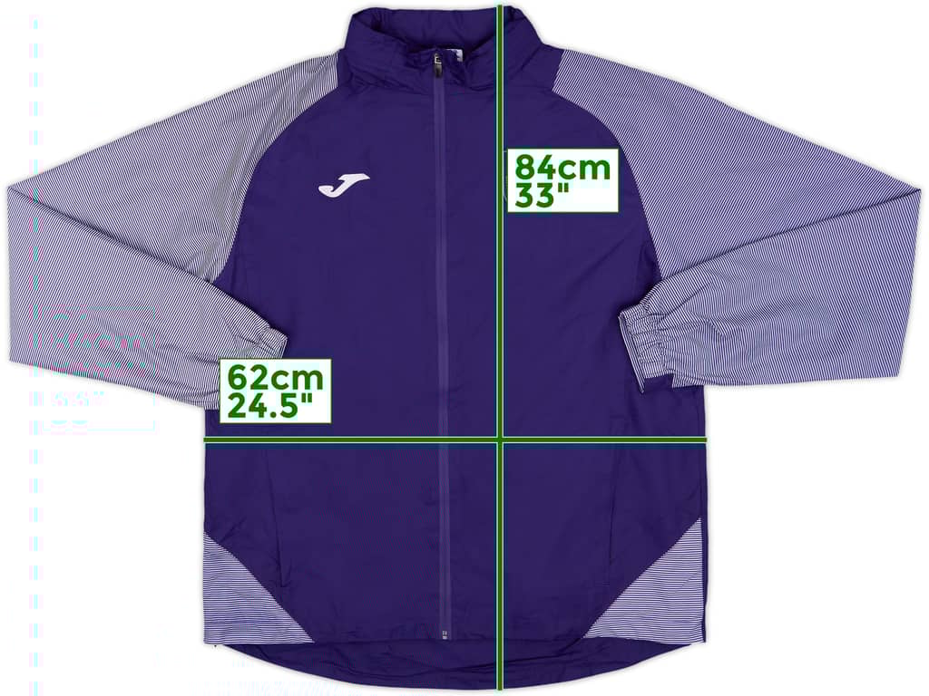 2020-21 Anderlecht Joma Hooded Rain Jacket - 9/10 - (XL)