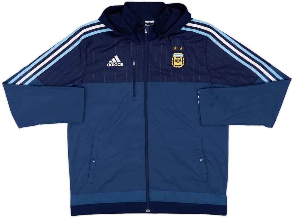 2014-15 Argentina adidas Hooded Rain Jacket - 8/10 - (L)