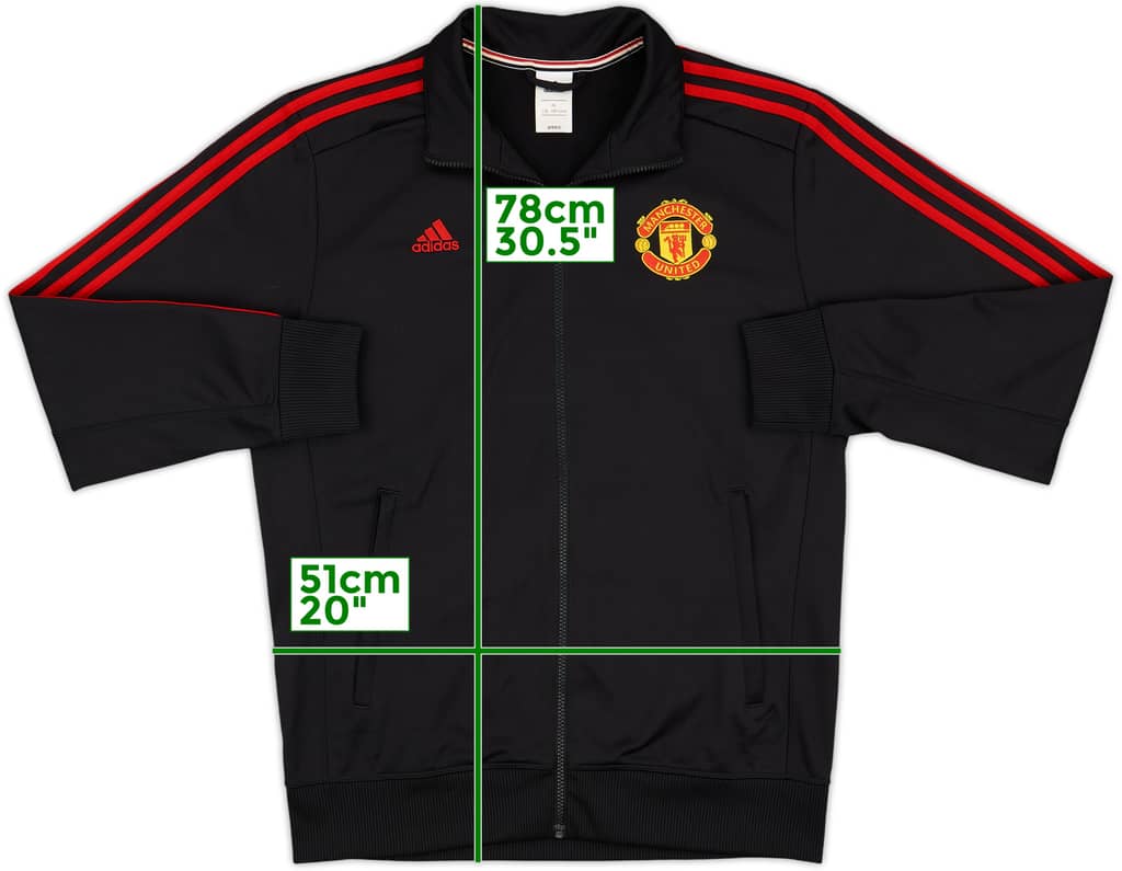 2015-16 Manchester United adidas Track Jacket - 8/10 - (XL)