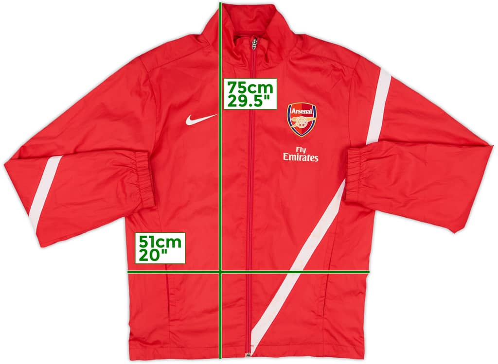 2011-12 Arsenal Nike Track Jacket - 6/10 - (S)