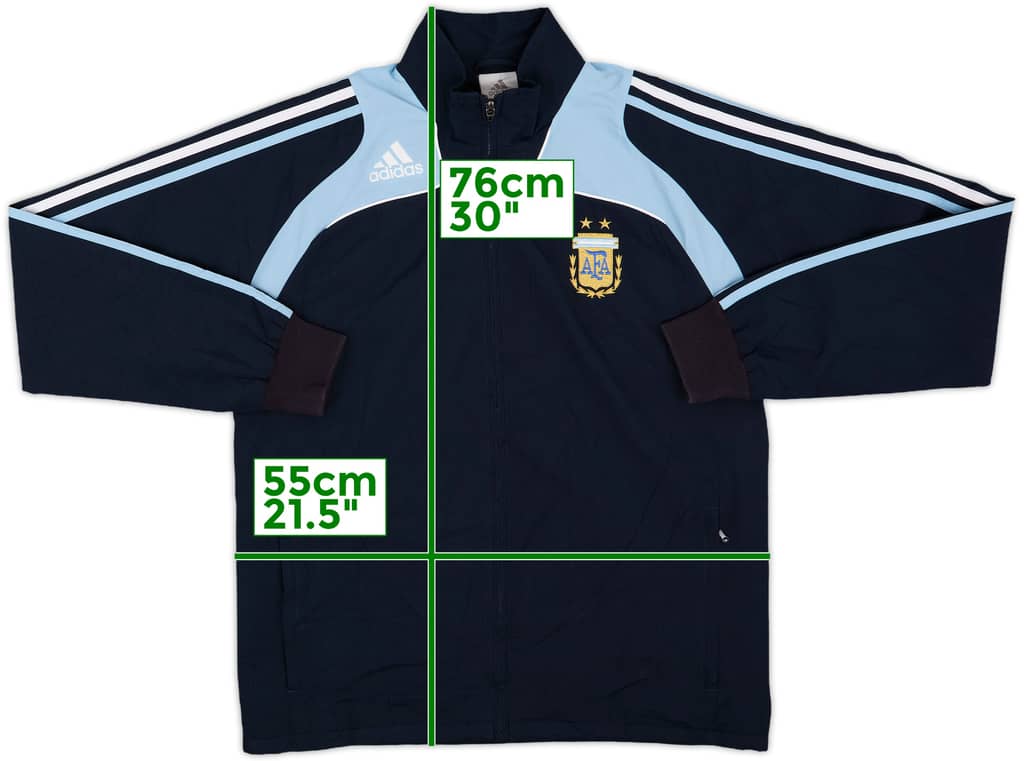 2007-08 Argentina adidas Track Jacket - 9/10 - (L)