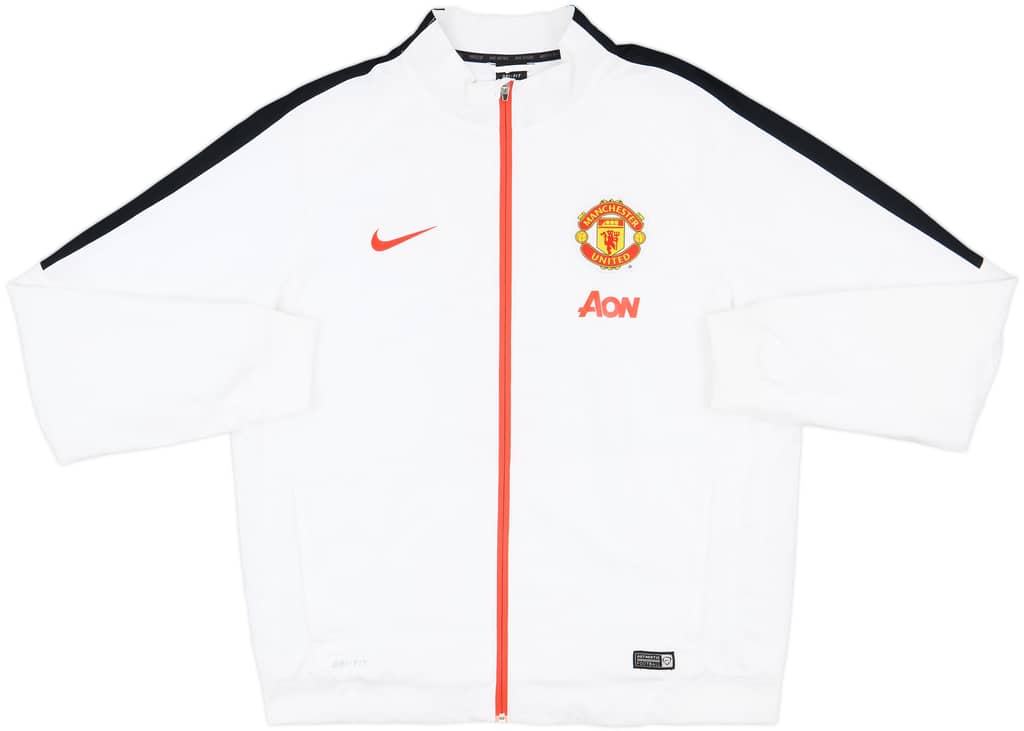2014-15 Manchester United Nike Track Jacket - 8/10 - (XL)