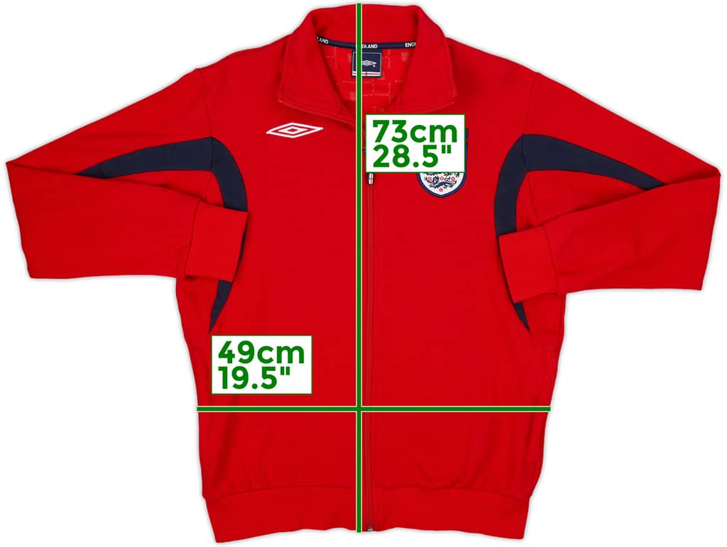 2007-09 England Umbro Track Jacket - 9/10 - (M)