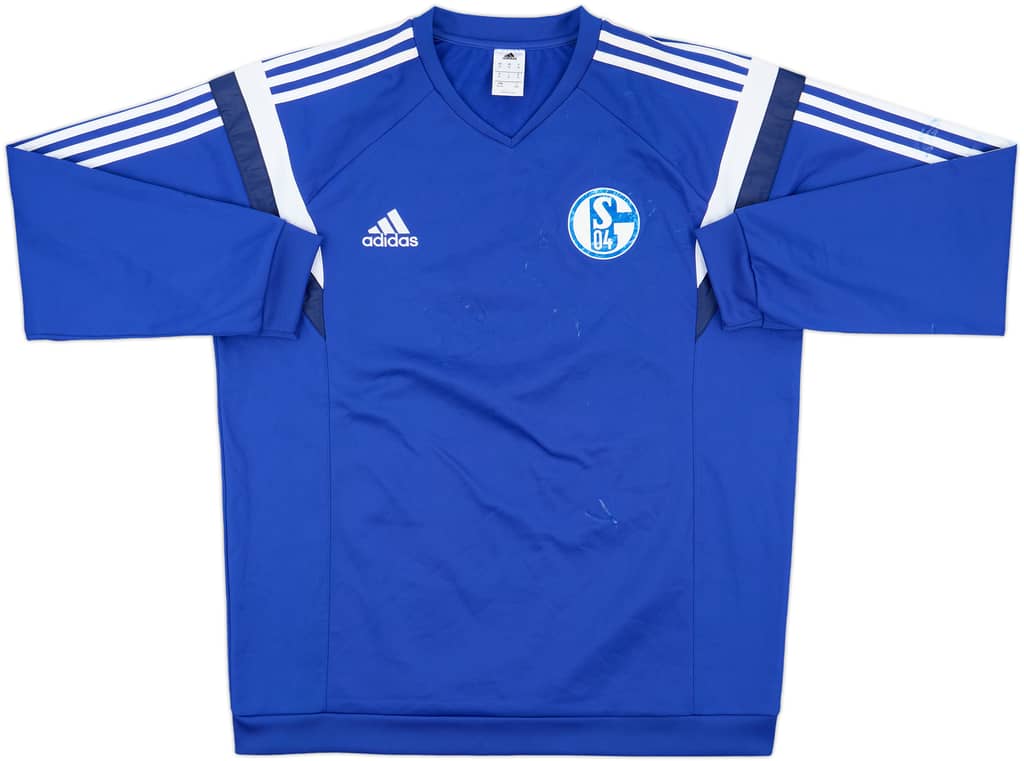 2014-15 Schalke adidas Sweat Top - 4/10 - (XL)