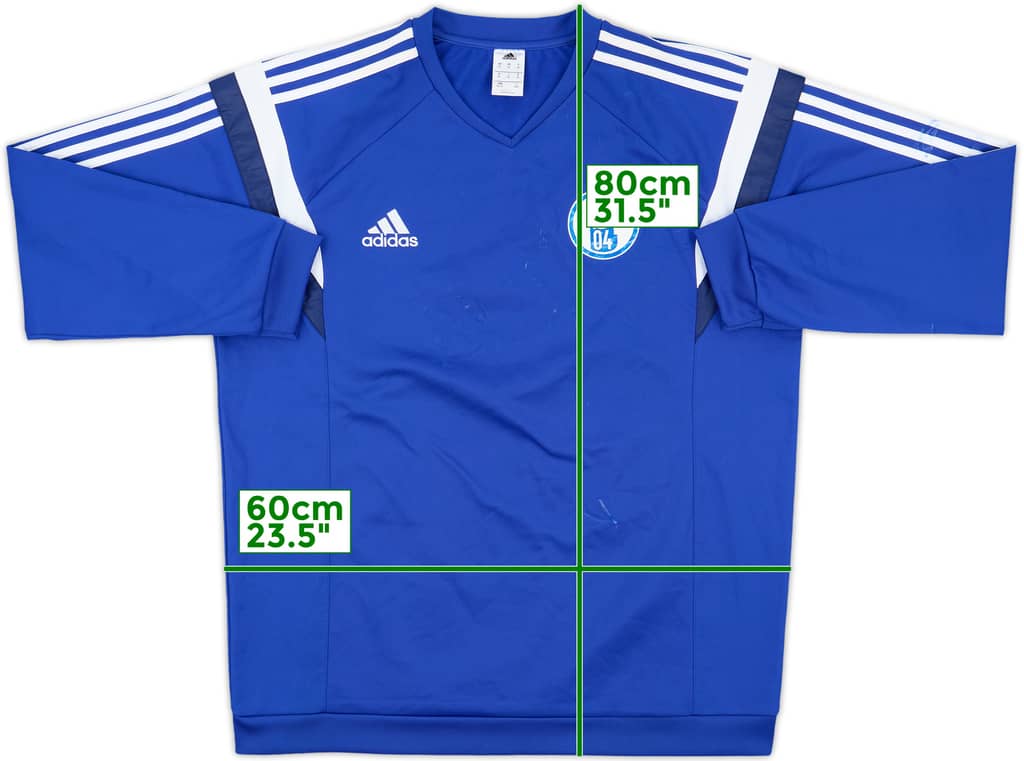 2014-15 Schalke adidas Sweat Top - 4/10 - (XL)
