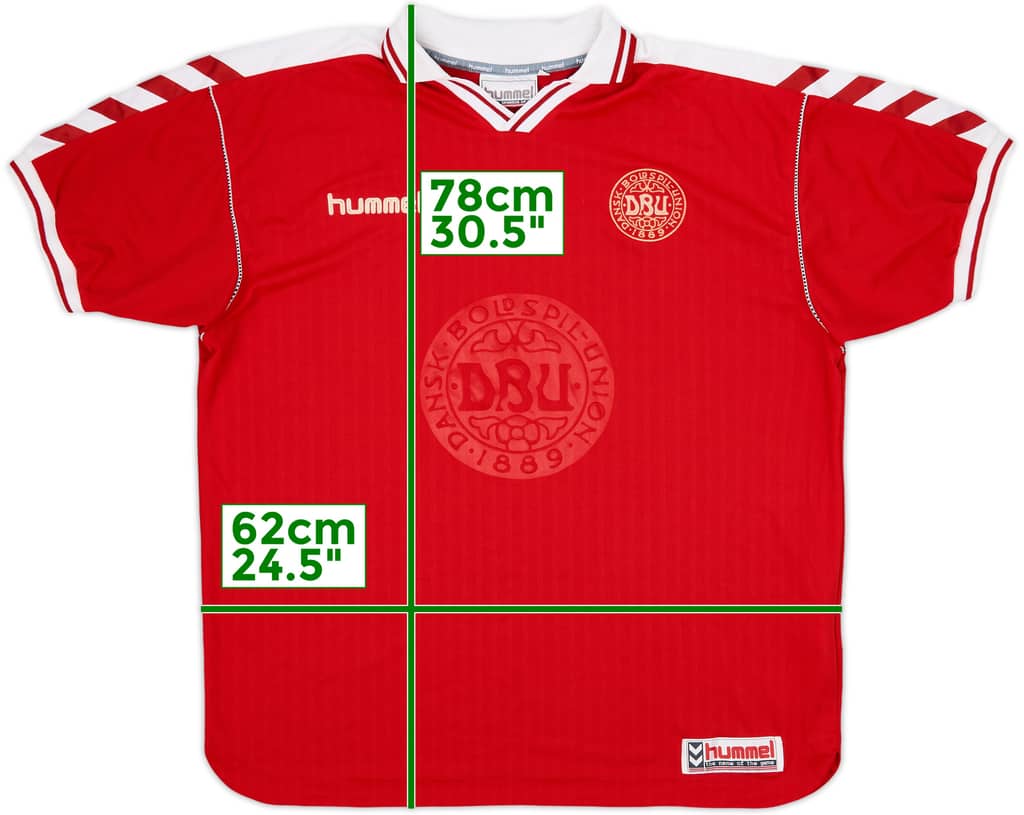 1998 Denmark Home Shirt - 7/10 - (XL)